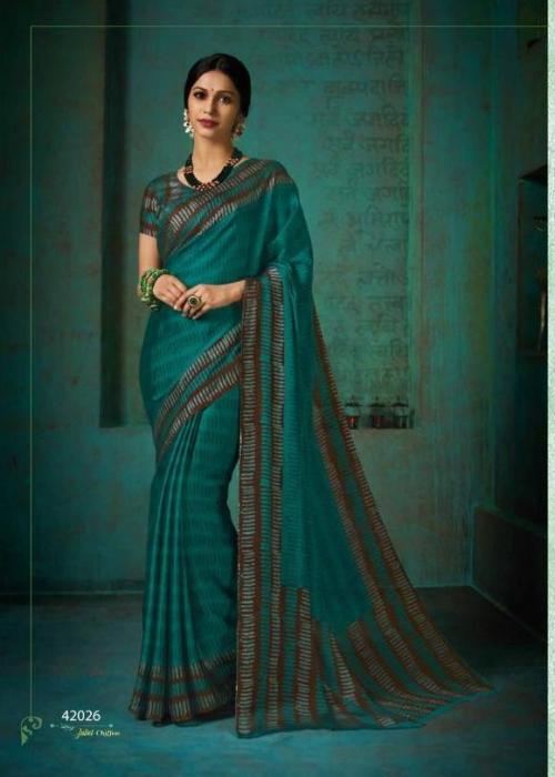 Vipul Saree Juliet Chiffon Diamond 42026 Price - 716
