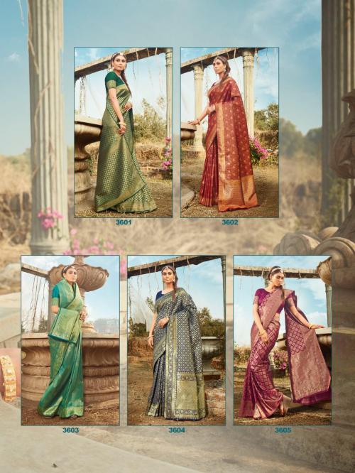 Monjolika Fashion Mishri Silk 3601-3605 Price - 7975