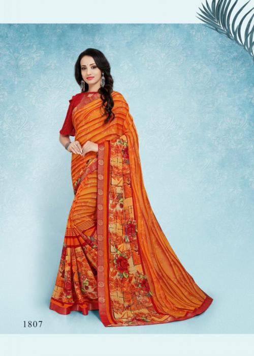 Kodas Sitka Saree Dilnashree Pattron 1807 Price - 375