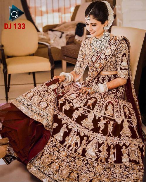 Deepjyothi Creations Bridal Lehenga DJ-133 Price - 4799