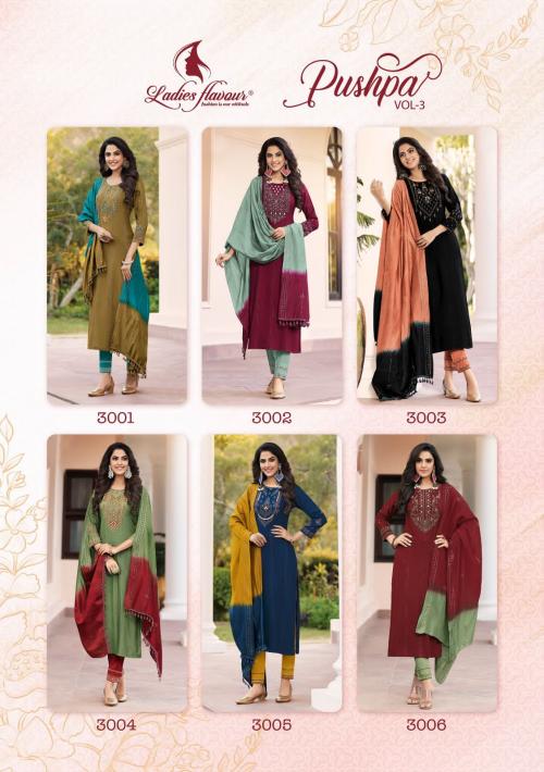 Ladies Flavour Pushpa 3001-3006 Price - 7950