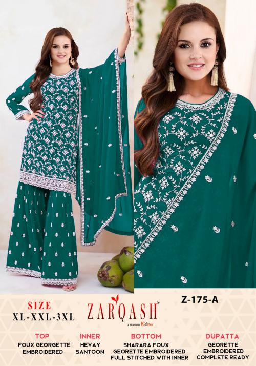 ZARQASH READYMADE COLLECTION Z-175-A TO Z-175-D