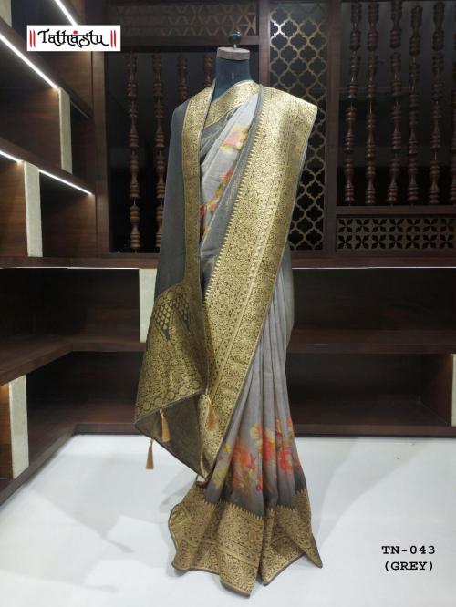 Tathastu Saree 43 Grey Price - 2275