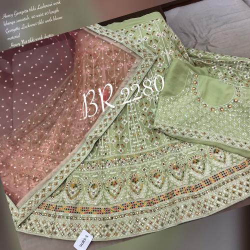BR Designer Lucknowi Work Lehenga Choli BR 2280-C Price - 4599