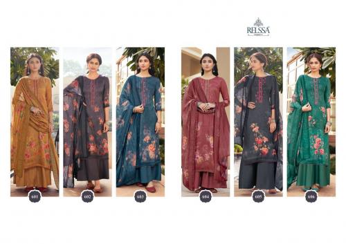 Relssa Fabrics Saani 601-606 Price - 7470