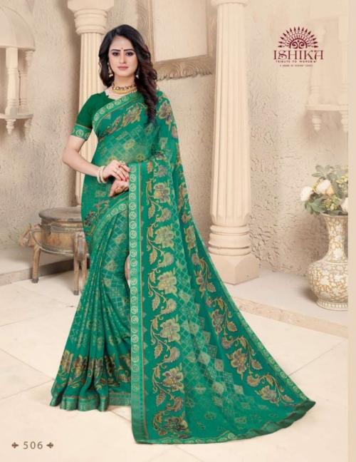 Ishika Sarees Varnika Brasso 506 Price - 745