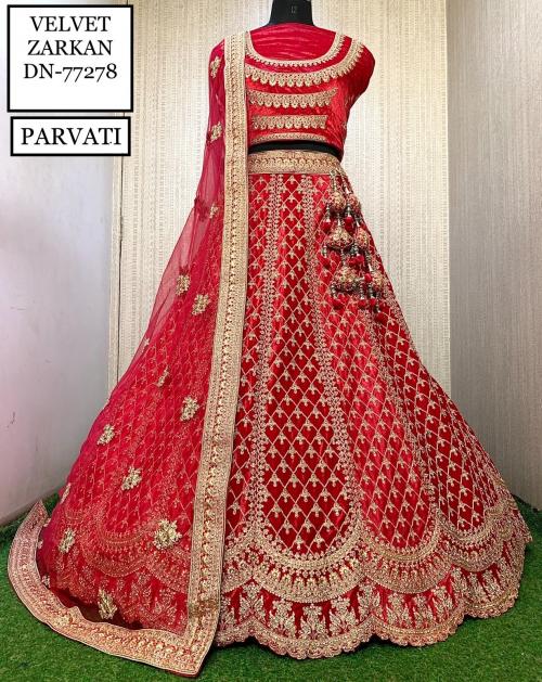 Parvati Designer Lehenga 77278-A Price - 11445