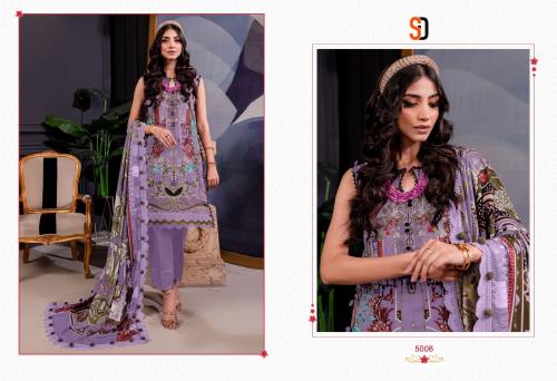 SHARADDHA DESIGNER BLISS VOL-05 5006 Price - CHIFFON DUP - 625, COTTON DUP - 675