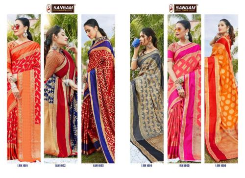 Sangam Saree Anushka 1001-1006 Price - 4380
