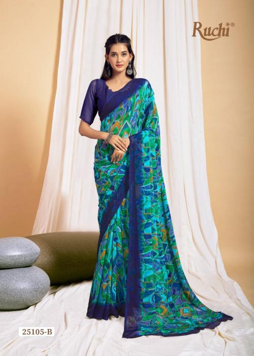 Ruchi Saree Star Chiffon 25105-B Price - 617
