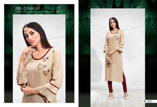 S More Signal vol 2 Party Wear Kurti Collection this catalog fabric is  rayon