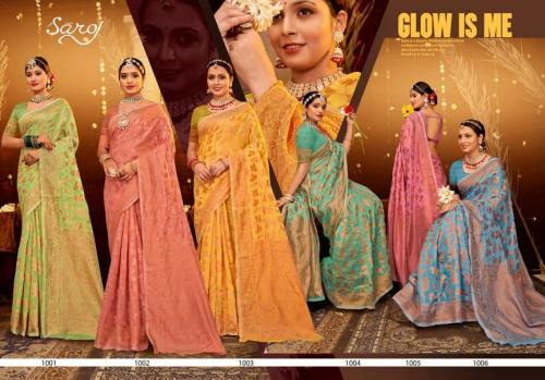 SAROJ SAREE ATLANTIC COTTON VOL-5 1001 TO 1006 Price - 2370