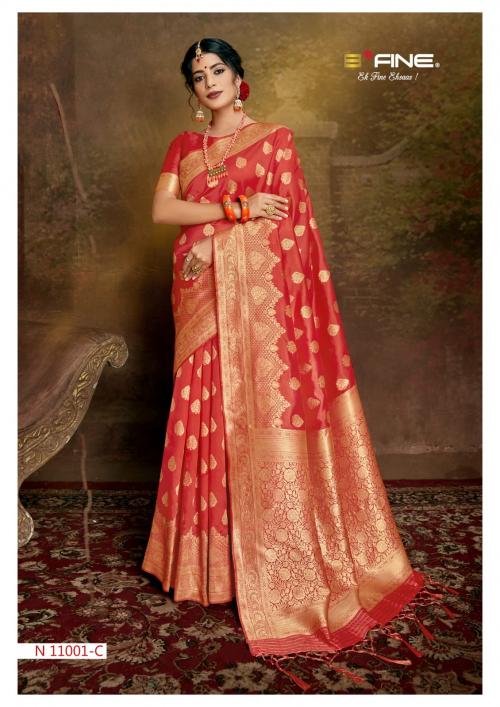 B Fine Saree All Time Hit 11001-C Price - 1175