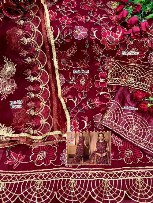 Alif Fashion Mehek A-22 Price - 1355