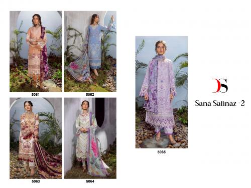 DEEPSY SUITS SANA SAFINAZ LAWN - 2 5061 TO 5065 Price - 6245