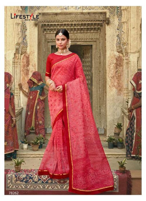 Lifestyle Saree Katha Cotton 78262 Price - 715