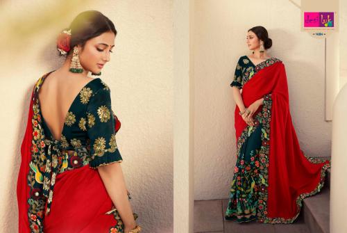 Royal presents Virasat vol-47 silk exclusive designer party wear sarees  catalog collection