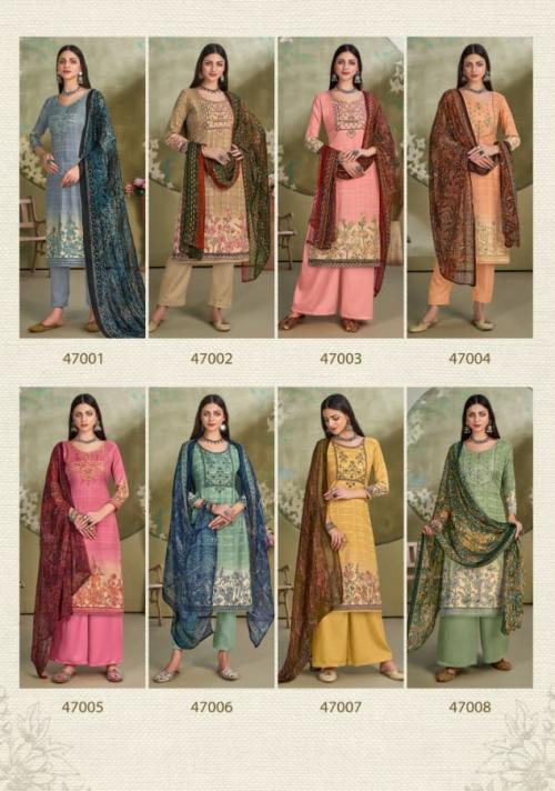 SKT Suits Aarzoo 47001-47008 Price - 5160