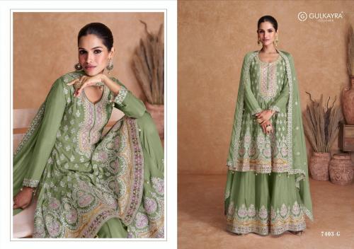 GULKAYRA DESIGNER RADHIKA 7403-G TO 7403-J