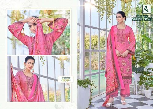 Alok Suit Shobia Nazir Lawn Collection 1236-005 Price - 849