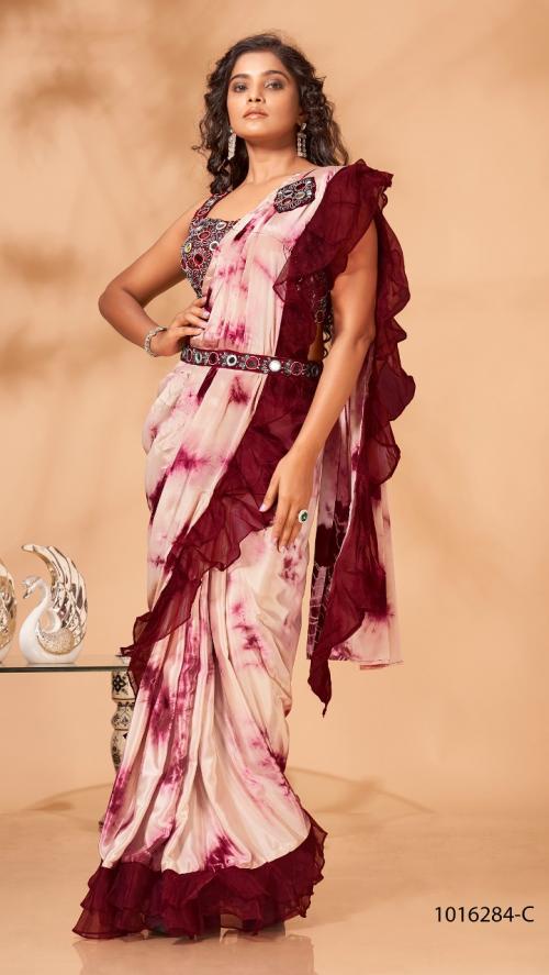 Aamoha Trendz Ready To Wear Designer Saree 1016284-C Price - 4595