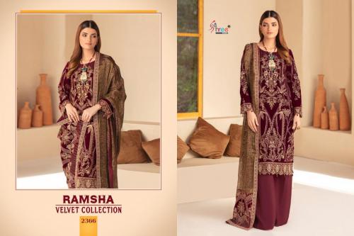 Shree Fab Ramsha Velvet Collection 2366 Price - 1449