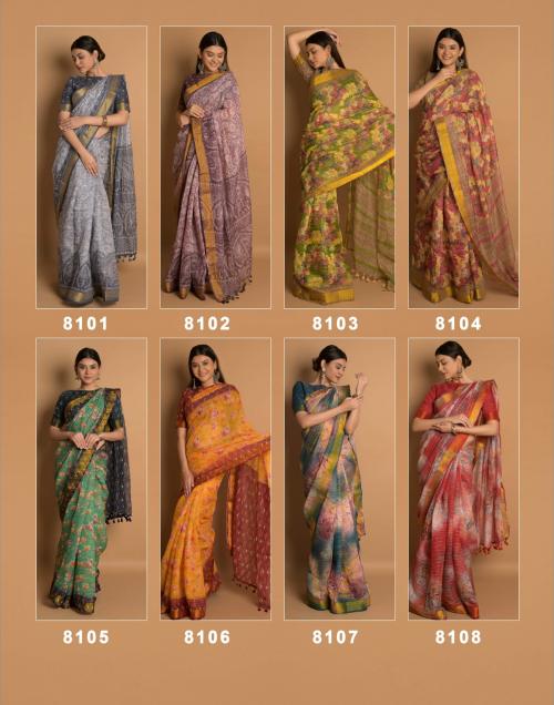 Ashima Saree Kaatha Cotton 8101-8108 Price - 5520