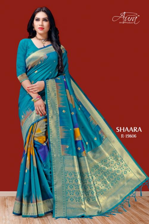 Aura Saree Shaara Silk 19806  Price - 1175