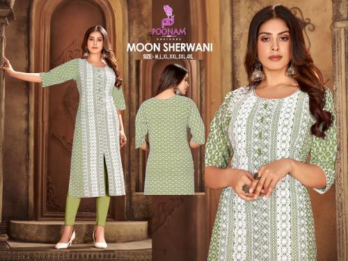 Poonam Designer Moon Sherwani 1002 Price - 405