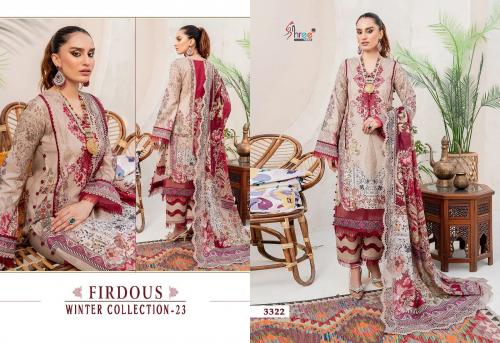 Shree Fab Firdous Winter Collection 3322 Price - 749