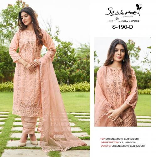 Serine Pakistani Suit S-190-D Price - 1279