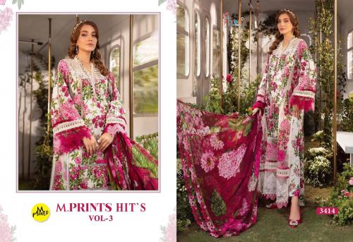 SHREE FAB M PRINTS HIT'S VOL-3 3414 AND 3418