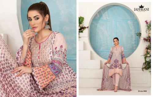 Jafrani Textile Asifa Nabeel 502 Price - 465