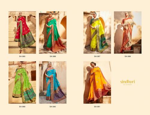 Kimora Fashion Patola Sindhuri SA-085 to SA-091 Price - 17150