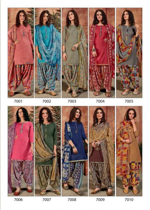 Shiv Gori Silk Mills Ekta 7001-7010 Price - 3650