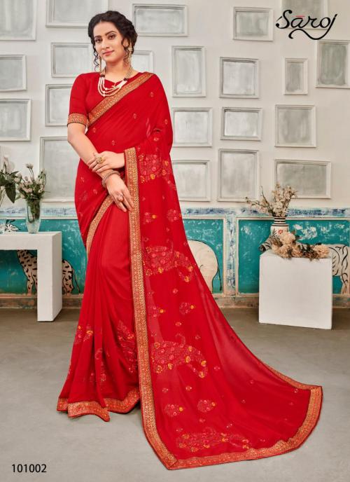 Saroj Saree Sakhiya 101002 Price - 1345