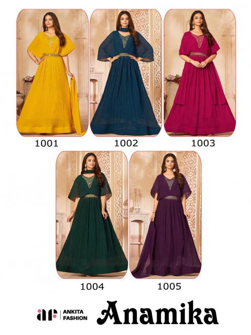 Ankita Fashion Anamika 1001-1005 Price - 7245