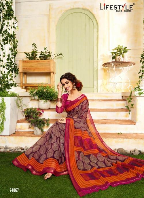 Lifestyle Saree Sarla Cotton 74867 Price - 570