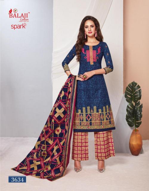 Balaji Cotton Spark 3634 Price - 350