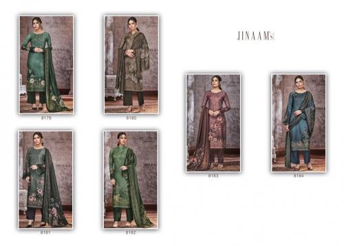 Jinaam Dress Mahira 8179-8184 Price - 8100