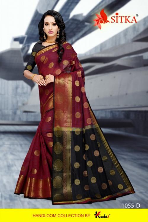 Kodas Sitka Saree Mednapuri 1055 D  Price - 625