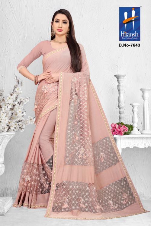 Hitansh Saree 7643 Price - 3200