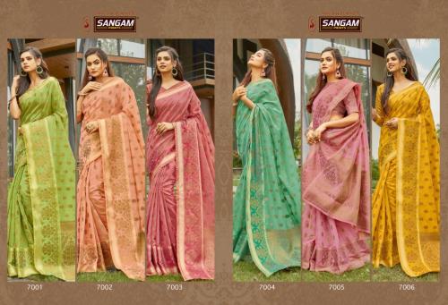 Sangam Prints Desi Hendloom 7001-7006 Price - 8070