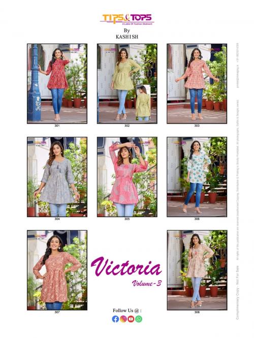 Tips And Tops Victoria 301-308 Price - 3080