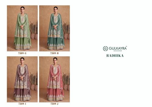 GULKAYRA DESIGNER RADHIKA 7403-G TO 7403-J Price - 11180