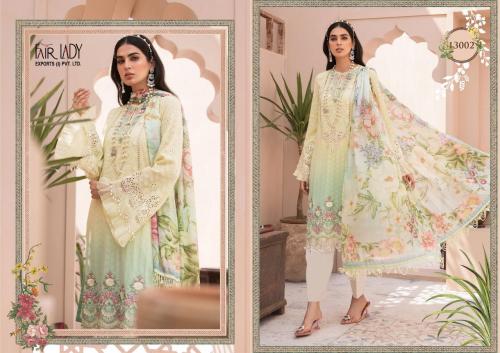 Fair Lady Maria B Lawn 13002 Price - Chiffon Dup-775 , Cotton Dup-849	