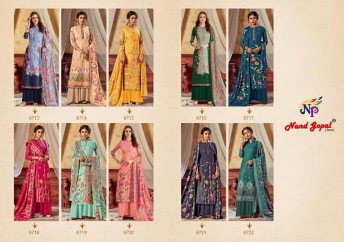 Nand Gopal Taj Karachi Cotton 6713-6722 Price - 3990