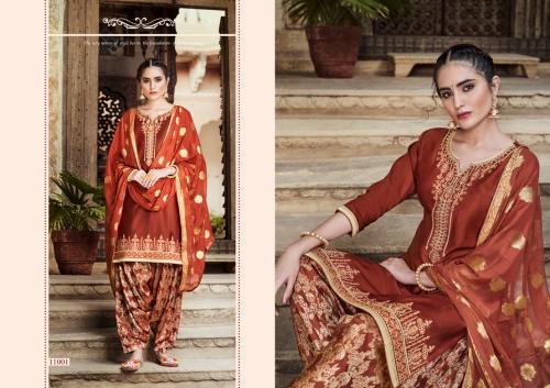 Kessi Fabrics Kalaroop Rivaaz By Patiyala Vol-5 11001-11010 Series