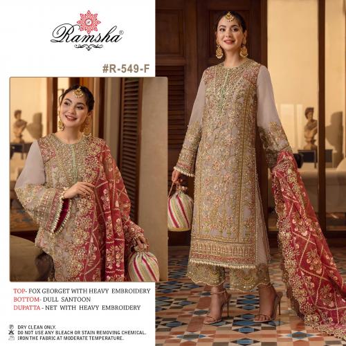 Ramsha Suit R-549-F Price - 1550