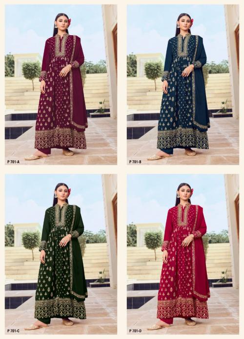 Lt Fabrics Nitya P-701 Colors  Price - 11000
